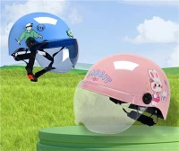 かわいいアニメーションの子供用安全サイクリングヘルメット親子スタイル TK-002